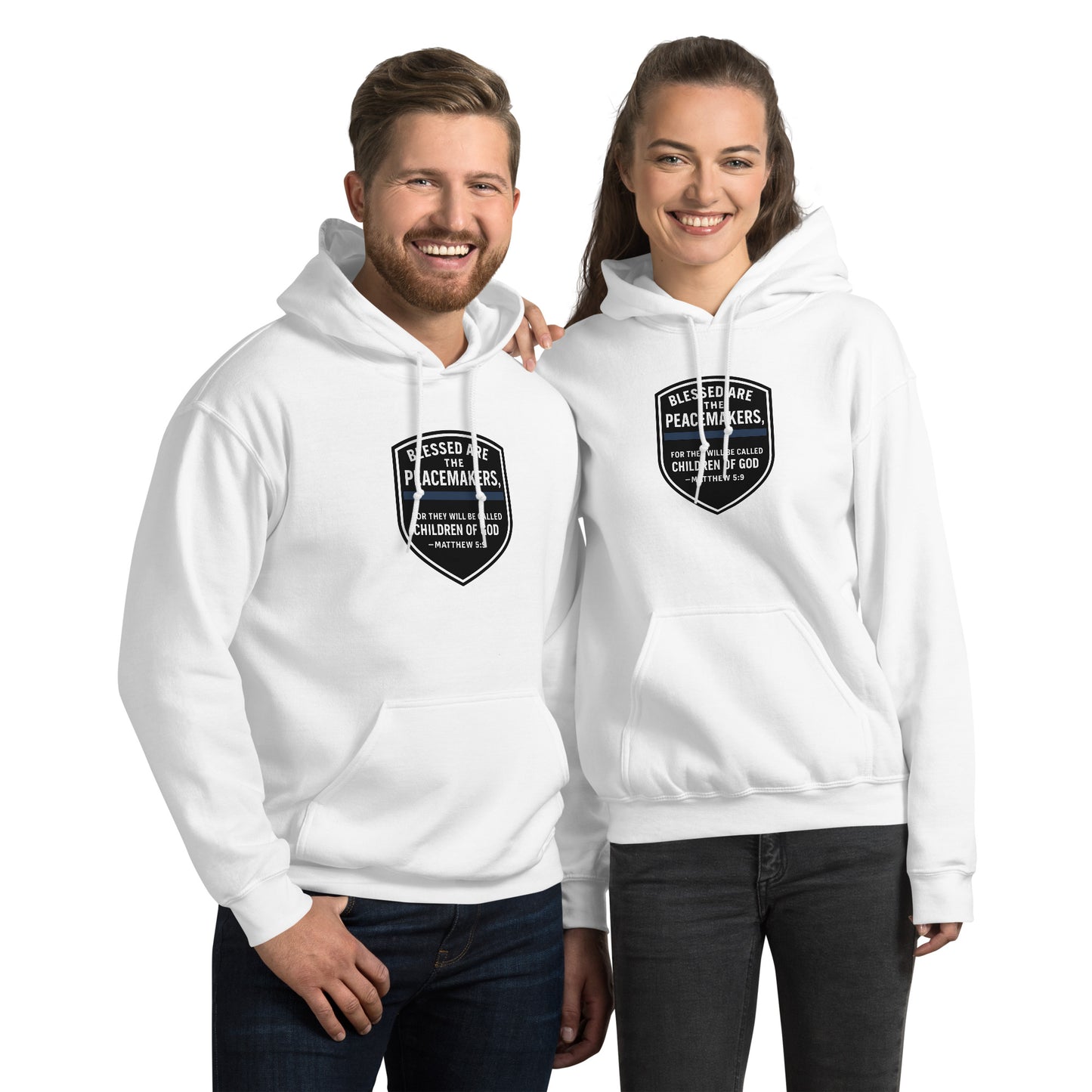Blessed Are the Peacemakers Unisex Hoodie – Christian Faith & Law Enforcement Apparel-Revival Unleashed