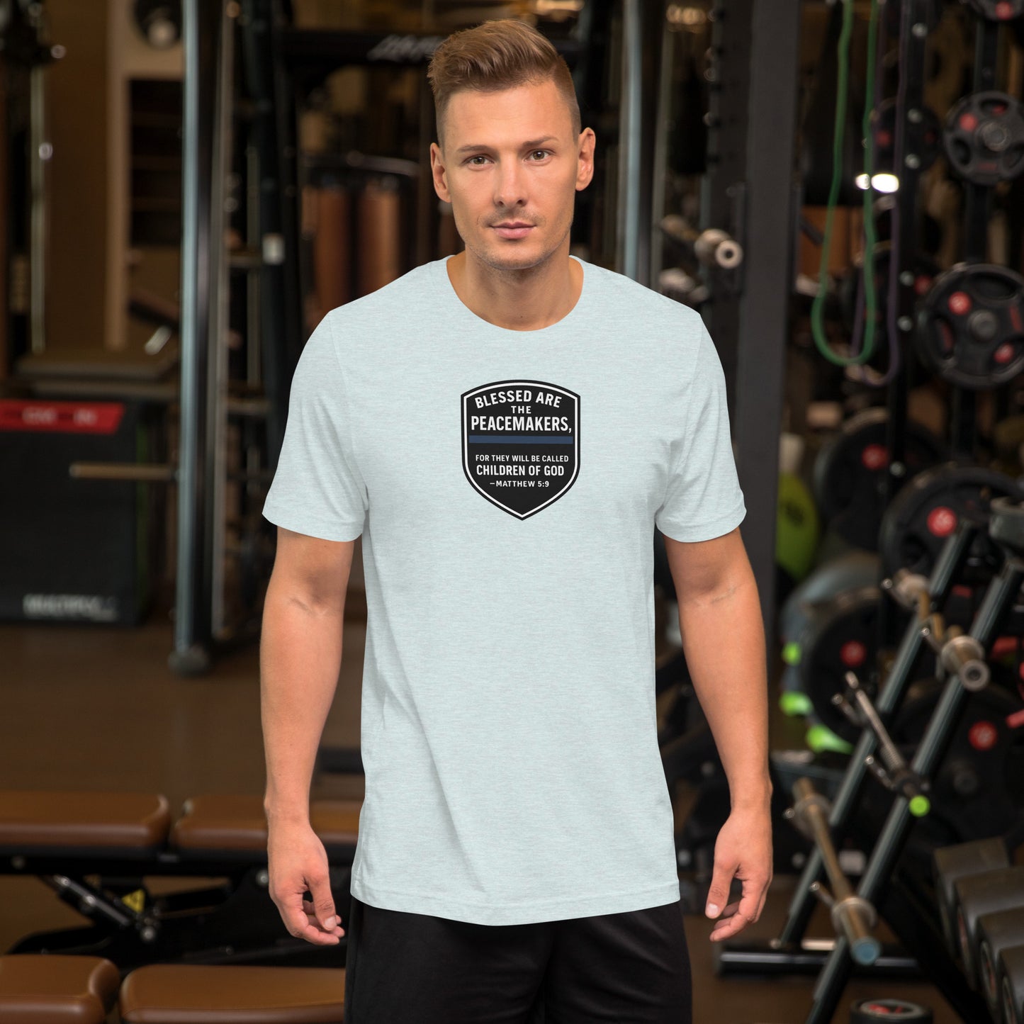 Blessed Are the Peacemakers Unisex T-Shirt – Christian Faith & Law Enforcement Apparel-Revival Unleashed