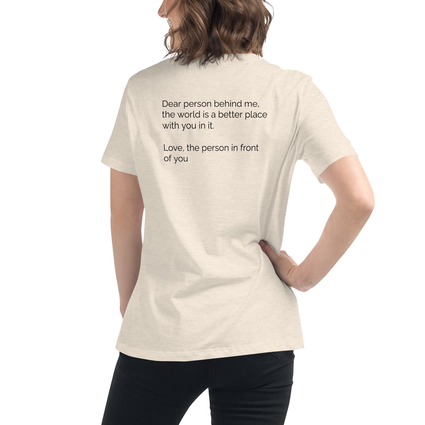 Dear Person Behind Me Women’s T-Shirt – Mental Health Awareness | Revival Unleashed-Revival Unleashed