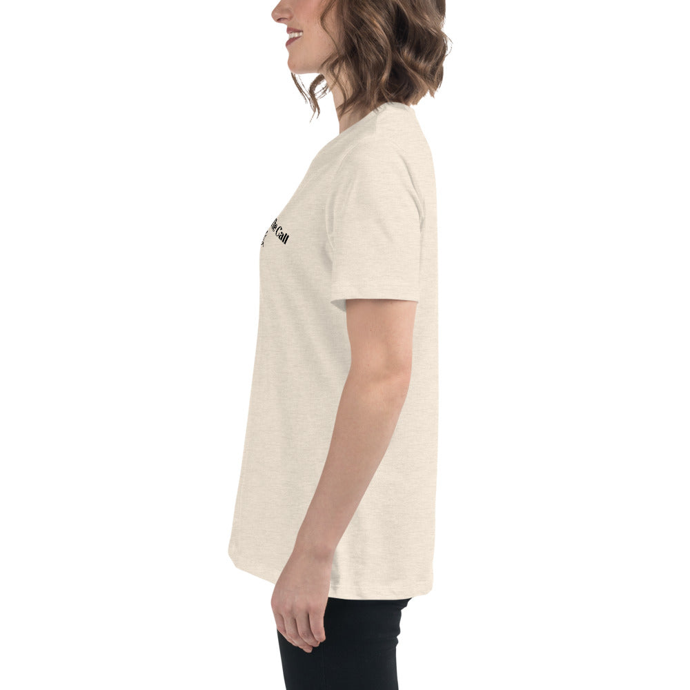 Strength Beyond The Call Curved Logo Women’s T-Shirt – First Responder PTSD Awareness | Revival Unleashed-Revival Unleashed