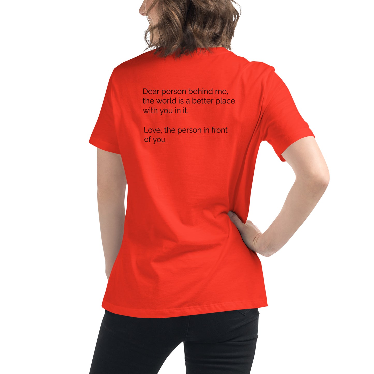 Dear Person Behind Me Women’s T-Shirt – Mental Health Awareness | Revival Unleashed-Revival Unleashed