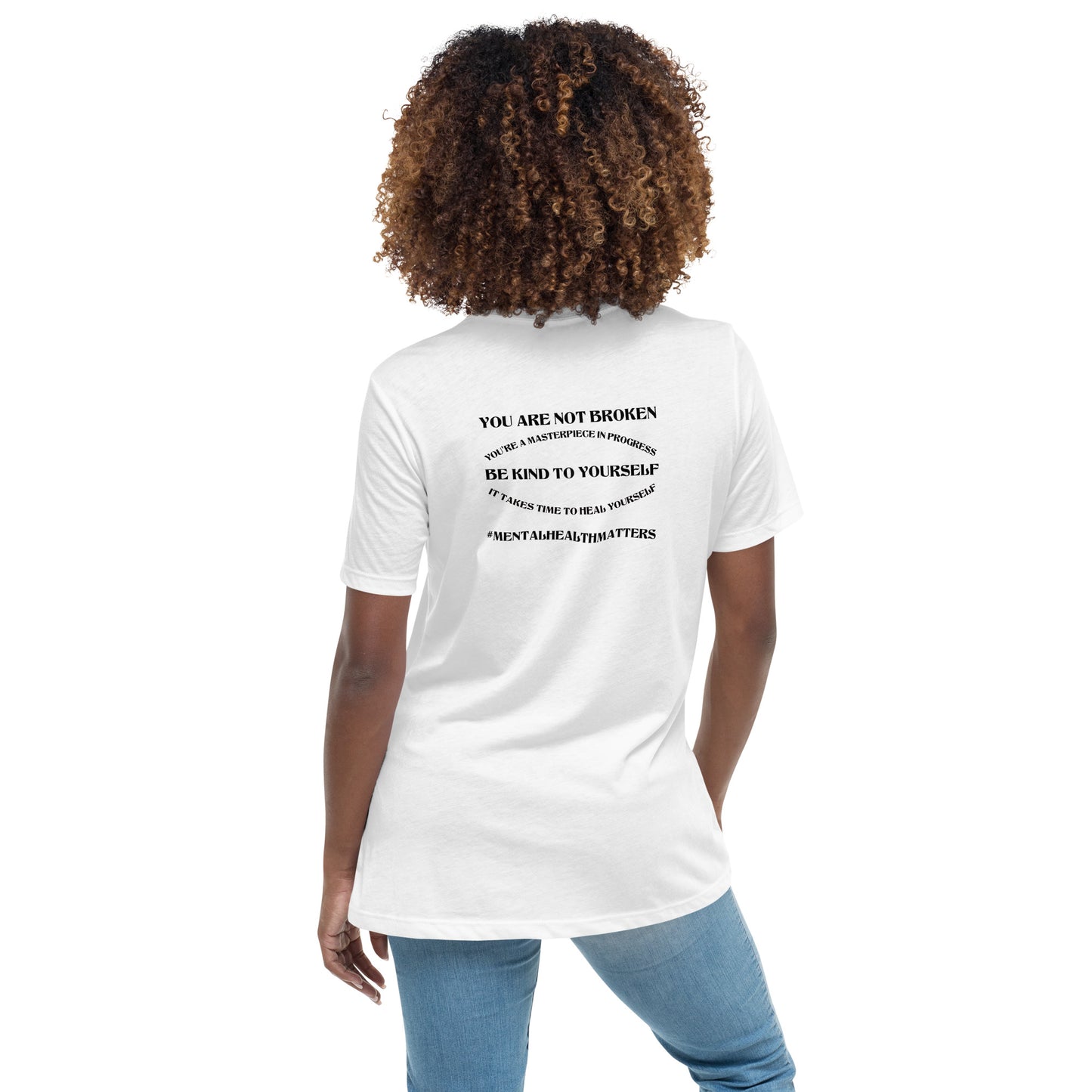 You Are Not Broken Women’s Relaxed T-Shirt – Mental Health Apparel | Revival Unleashed-Revival Unleashed